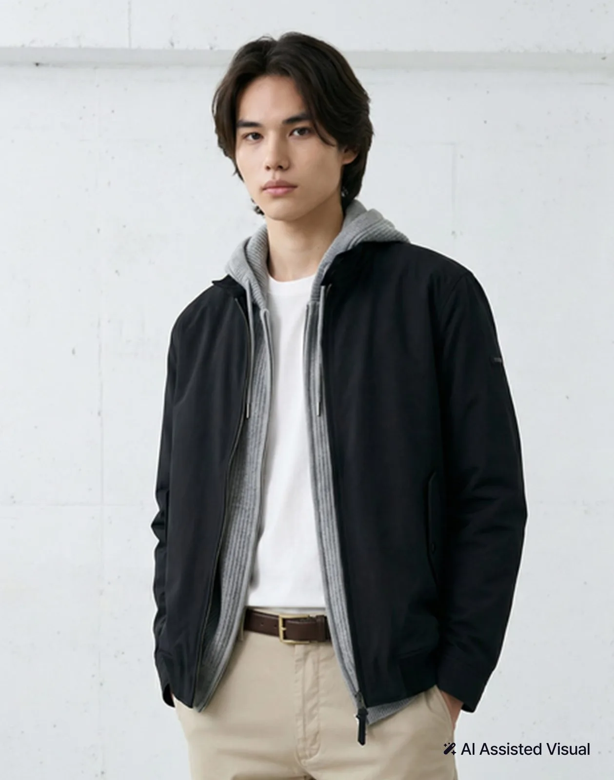 Áo khoác ngoài nam (JUMPER) - BK
